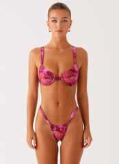 Airlie Balconette Bikini Top - Lavender Lagoon